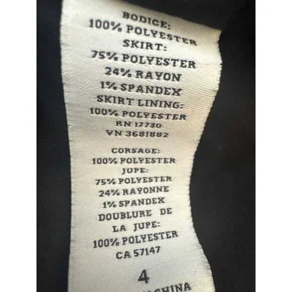 2/$30 Altuzarra Size 4 Black & White Long-Sleeve Dress - Picture 14 of 16